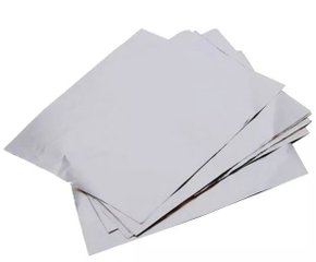 Papel Chumbo com 300 Unidade Prata 12x11,8cm – Cromus 