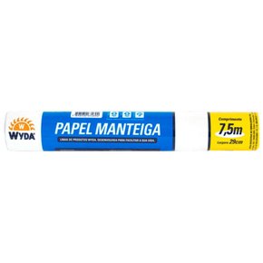Papel Manteiga rolo 29cm x 7,5m – Wyda