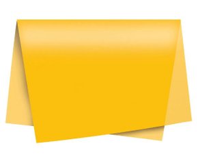 Papel Seda 49x69 Amarelo Gema Unidade – Cromus