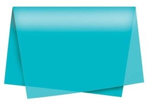 Papel Seda 49x69 Azul Turquesa Unidade – Cromus