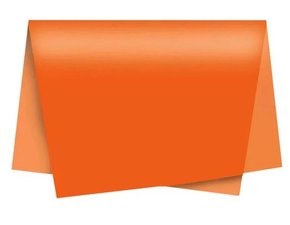 Papel Seda 49x69 Laranja Intenso Unidade – Cromus (PACOTE FECHADO)