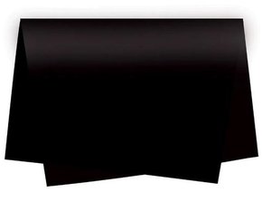 Papel Seda 49x69 Preto Unidade – Cromus (PACOTE FECHADO)