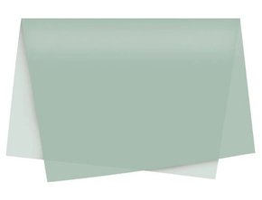 Papel Seda 49x69 Verde Eucalipto Unidade – Cromus (PACOTE FECHADO)