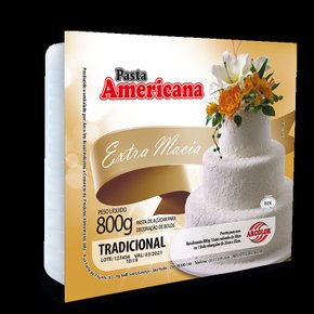 Pasta Americana branca 800g Arcolor