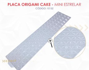 Placa Origami Cake Mini Estrelar – BWB