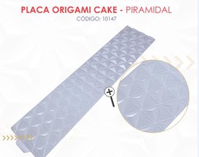 Placa Origami Cake Piramidal – BWB