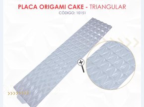 Placa Origami Cake Triangular – BWB