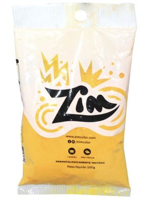 Pó colorido Amarelo 100g – Zim Color