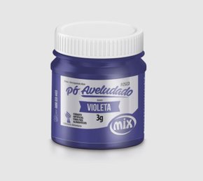 Pó decorativo Aveludado Fosco 3g Violeta - Mix