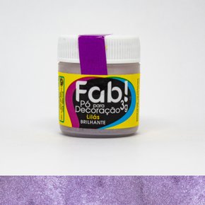 Pó decorativo Fab! Cintilante Lilas 3g