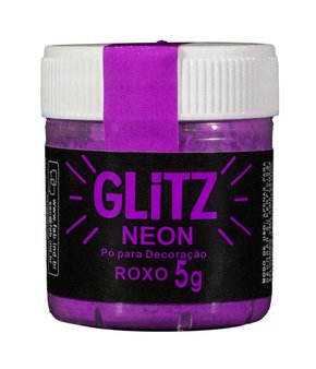 Pó decorativo FAB Glitz Neon Roxo 5g