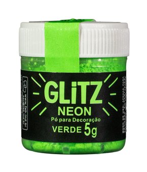 Pó decorativo FAB Glitz Neon Verde 5g
