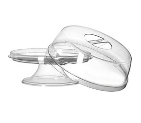 Porta Bolo com pedestal 26cm – Três Triângulos