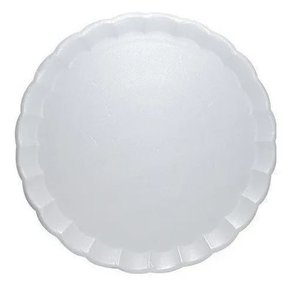 Prato de Isopor EPS redondo MP34 - unidade- Meiwa 