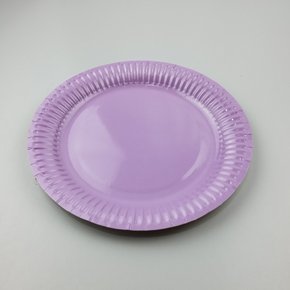 Prato de papel descartável – Lilás C/8 – 18cm – Make+
