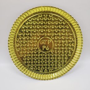 Prato Laminado Ouro Nº 6 – 30cm.