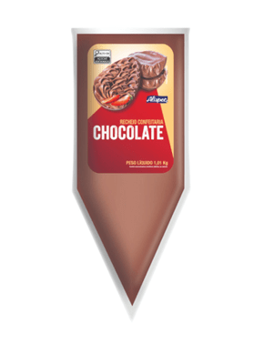 Recheio confeitaria chocolate ao leite 1,01kg- Alispec