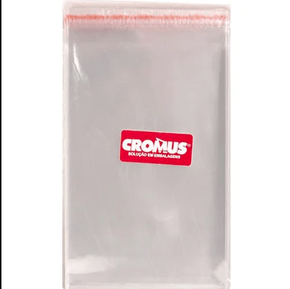 Saco Adesivado incolor com 100 Unidades 10x15 - Cromus
