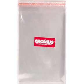 Saco Adesivado incolor com 100 Unidades 22x30 - Cromus