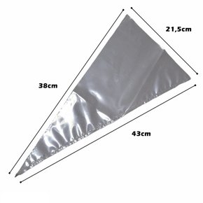 Saco de Confeitar Descartável Médio – 5 unidades – R&S