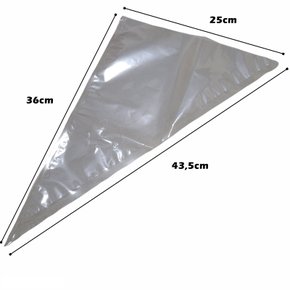 Saco de Confeitar Descartável Médio Reforçado – 5 unidades – R&S