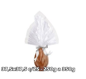 Saco Express para Ovo 37,5x37,5 Incolor – Cromus (PACOTE FECHADO COM 25 UNIDADES)