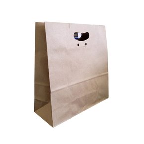 Sacola Papel Kraft alça Boca de Palhaço 30.5x11.5x30.5 – unidade