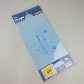 Stencil para Bolo – Feliz Aniversário - Bluestar