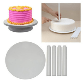 Jogo Medidor Plástico para Cozinha Bolos Tortas Doces 10 Peças