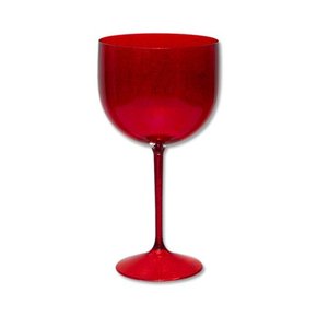 Taça Gin Shelby Vermelho Glitter 500ml - Neoplas