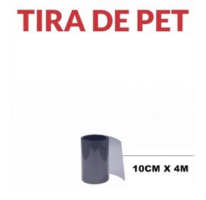 Tira de acetato PET 10cm x 4m - BWB