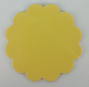 Toalha Poli Chapado Nº9 Amarelo Bebê C/100