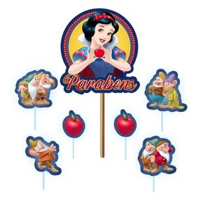 Topo decorativo para bolo E.V.A – Branca de neve – Piffer
