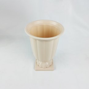 Vaso Grego Decorativo – Bege - 19x12,5 – Tasil