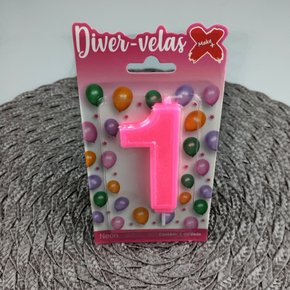 Vela Pink Neon N°1 – 7,5cm – Make+