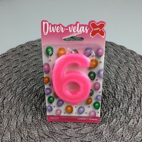 Vela Pink Neon N°6 –– 7,5cm – Make+