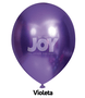Balão 5 polegadas – 25 unidades - Violeta Metálico – Joy