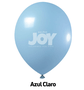 Balão 5 polegadas – 50 unidades – Azul Claro – Joy