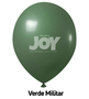 Balão 5 polegadas – 50 unidades -Verde Militar – Joy