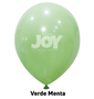 Balão 5 Polegadas Verde Menta – 50 unidades – Joy