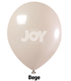 Balão de látex 14 polegadas Bege - 12 unidades – Joy