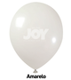 Balão de látex 14 polegadas Candy Amarelo - 12 unidades – Joy