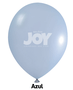Balão de látex 14 polegadas Candy Azul - 12 unidades – Joy