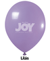 Balão de látex 14 polegadas Lilás - 12 unidades – Joy