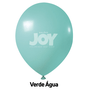 Balão de látex 14 polegadas Verde Água - 12 unidades – Joy
