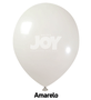 Balão de látex 5 polegadas Candy Amarelo - 50 unidades – Joy