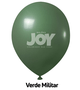 Balão de látex 8 polegadas Verde Militar - 50 unidades – Joy