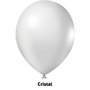 Balão de látex 9 polegadas Cristal - 50 unidades – Joy