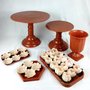 Bandeja Decorativa Retangular - Terracota - 30x16 – Tasil