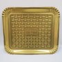 Bandeja Laminada Ouro Nº 6 – 38cm x 45cm  